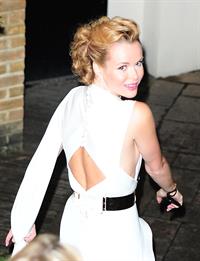 Amanda Holden leaving BGT semi finals on May 8, 2012