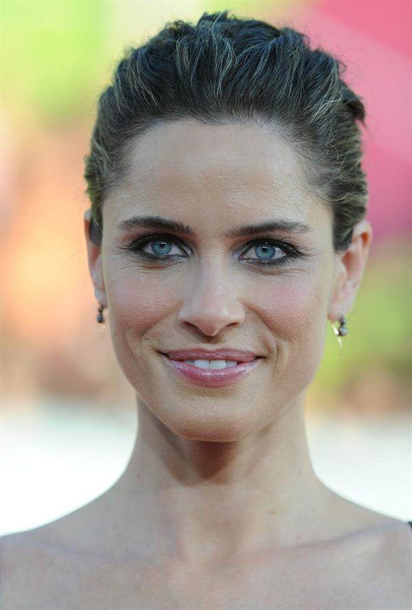 Amanda Peet the X Files I Want to Believe world premiere in Hollywood 