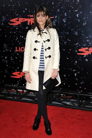 Amanda Peet the Spirit premiere in Los Angeles 