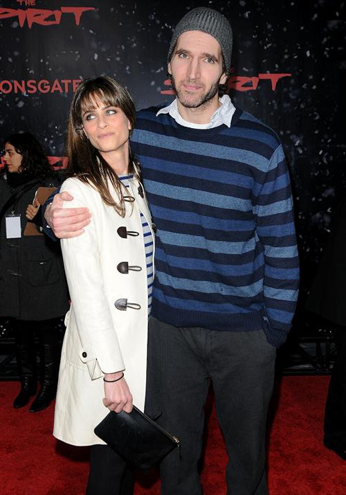 Amanda Peet the Spirit premiere in Los Angeles 