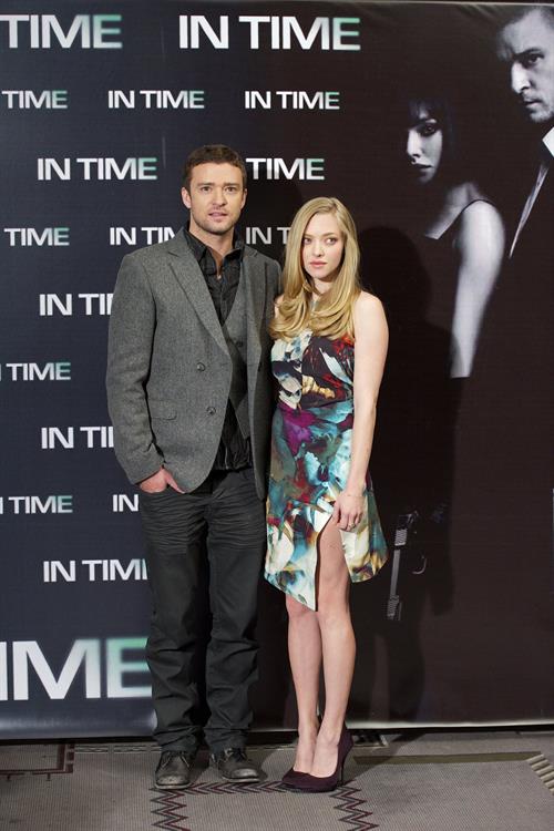 Amanda Seyfried at In Time photocall in Madrid Spain on November 3, 2011 