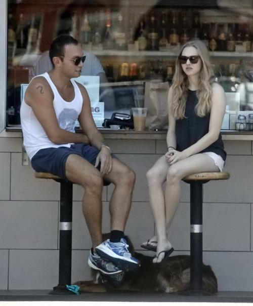 Amanda Seyfried at The Oaks Gourmet Market in Los Angeles on July 17, 2012