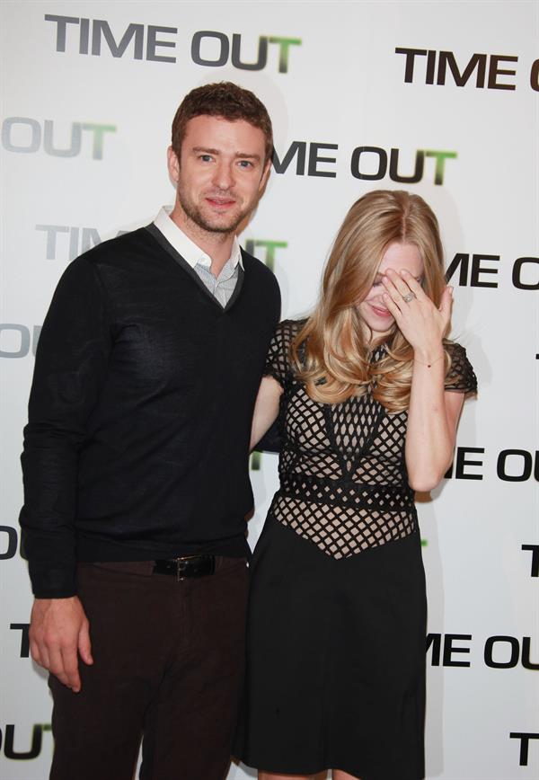 Amanda Seyfried Time Out photocall at Bristol Hotel in Paris on November 4, 2011 