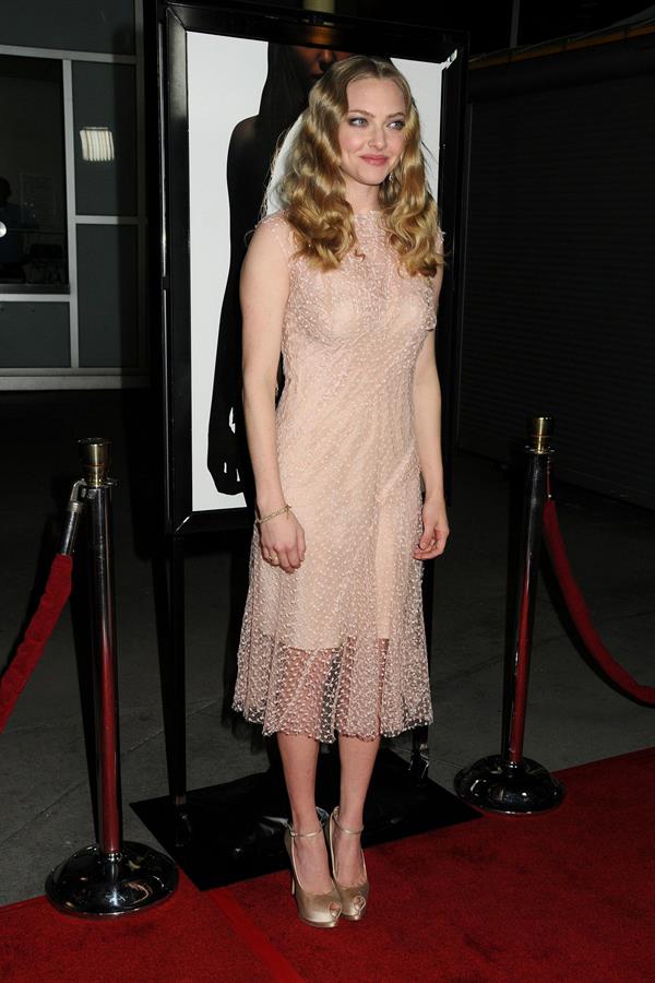 Amanda Seyfried Gone premiere in Los Angeles on February 21, 2012