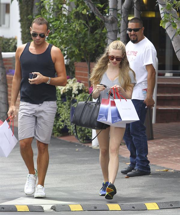 Amanda Seyfried - Leaving Fred Segal in West Hollywood - July 12 2012