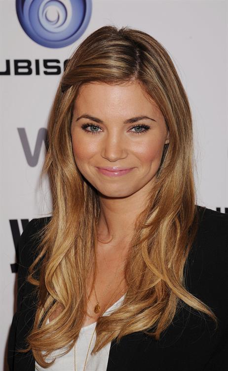 Amber Lancaster celebration of the launch of Ubisoft's Just Sance 2 at Las Palmas on October 19, 2010 