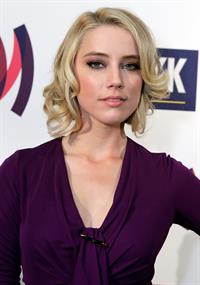 Amber Heard 22nd annual Glaad Media awards in Los Angeles on April 10, 2011