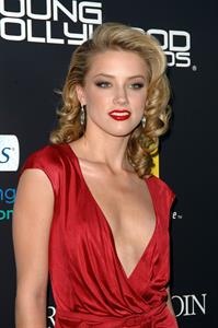 Amber Heard attends Hollywood Life magazine's 10th annual Young Hollywood awards in Hollywood on Apirl 10, 2008 