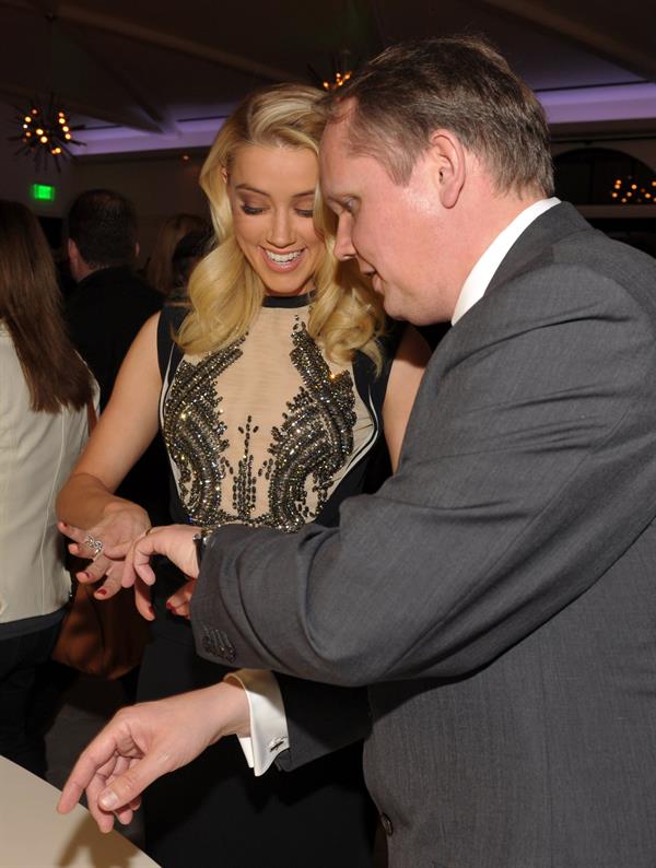 Amber Heard attends the Vanity Fair Montblanc party 21.02.12 