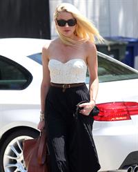 Amber Heard out in Los Angeles on July 11, 2012