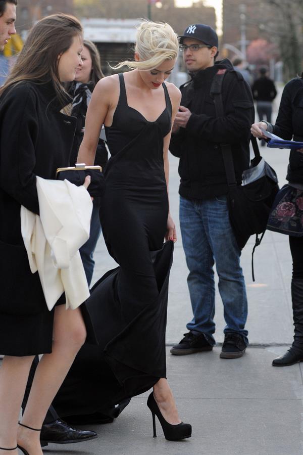 Amber Heard attending the Metropolitan Opera Gala premiere of Manon in New York on March 26, 2012 