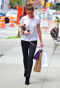 Amber Heard out and about in New York 10/28/12