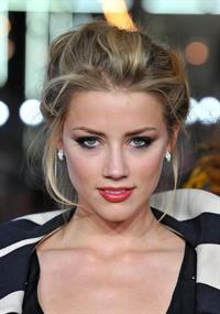 Amber Heard attending the Forgetting Sarah Marshall premiere in Hollywood 