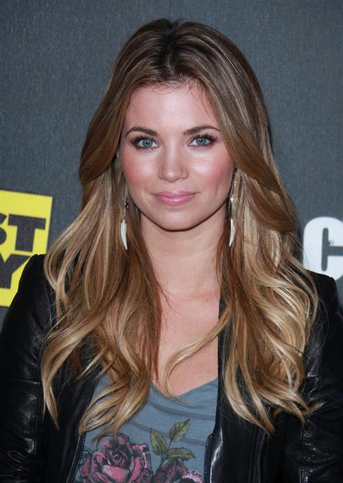 Amber Lancaster Activision's Call of Duty Black Ops launch party at Barker Hangar on November 4, 2010 