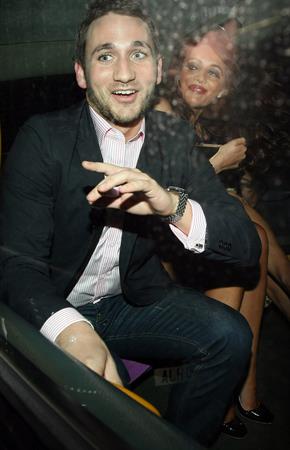 Amy Childs leaving Claridge Hotel Bar on April 2, 2011 