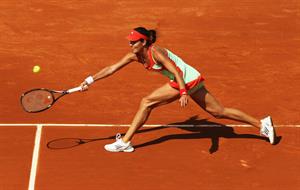 Ana Ivanovic at the 2012 French Open 1st round in Paris on May 27, 2012