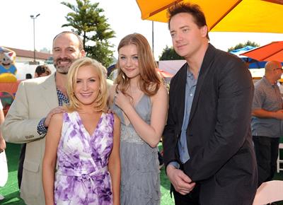 Angela Kinsey attending the Furry Vengeance premiere on April 18, 2010