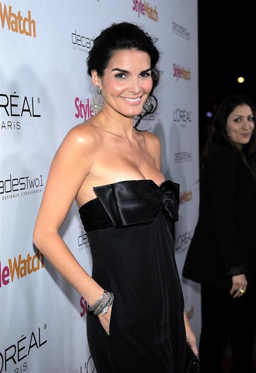 Angie Harmon at People StyleWatch Hosts a Night of Red Carpet Style on January 27, 2011