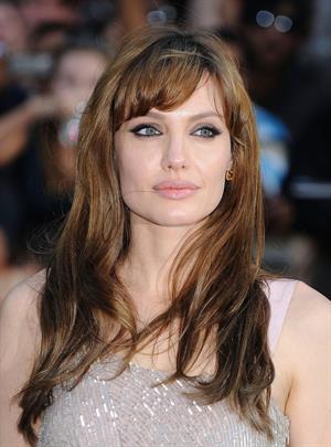 Angelina Jolie Salt Premiere in London on August 16, 2010 