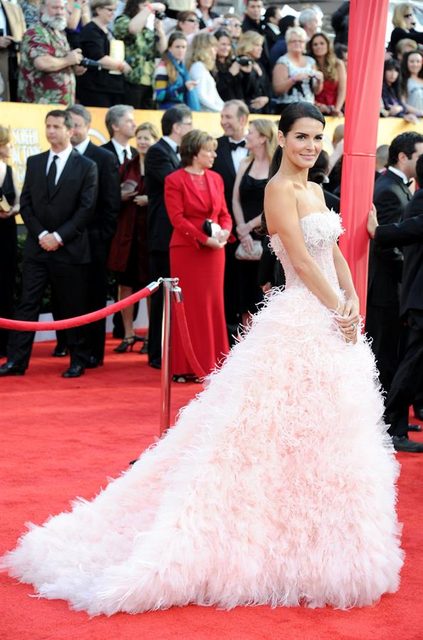 Angie Harmon 17th annual Screen Actors Guild Awards on January 30, 2011 