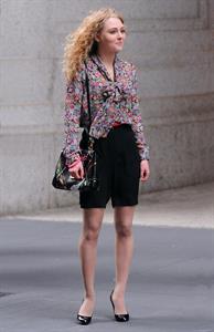 AnnaSophia Robb on the set of The Carrie Diaries in New York City on March 24, 2012