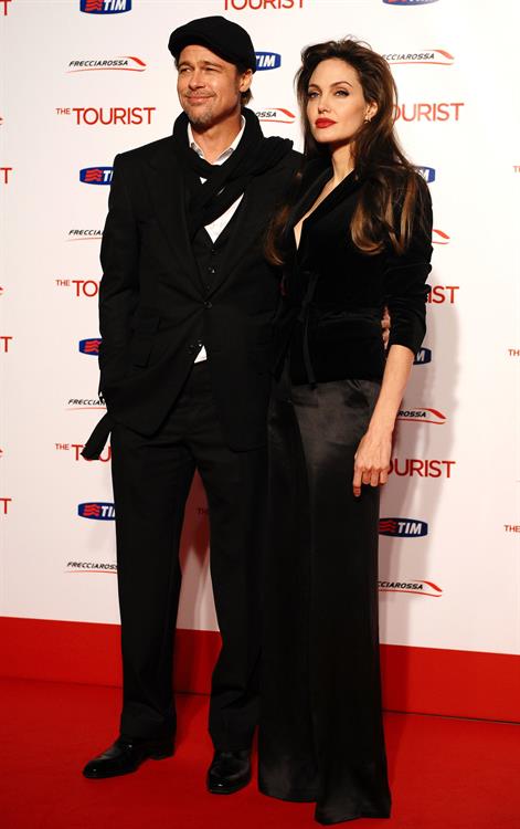 Angelina Jolie at The Tourist premiere in Rome 