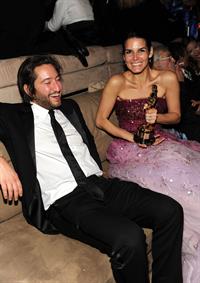 Angie Harmon 2010 at Vanity Fair Oscar party on March 7, 2010 