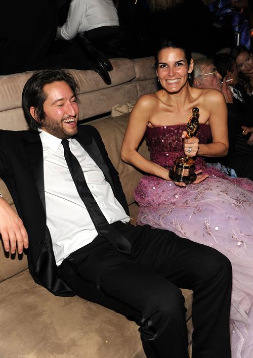 Angie Harmon 2010 at Vanity Fair Oscar party on March 7, 2010 