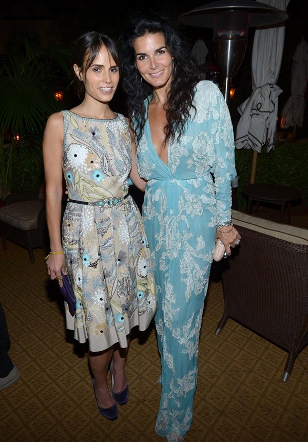 Angie Harmon - Naeem Khan Private Dinner at Chateau Marmont - May 2, 2012