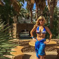 Audrey Allen in a bikini