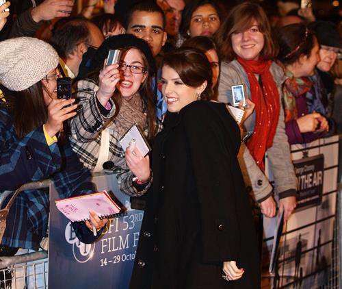 Anna Kendrick Up in the Air Premiere During the Times BFI London Film Festival 