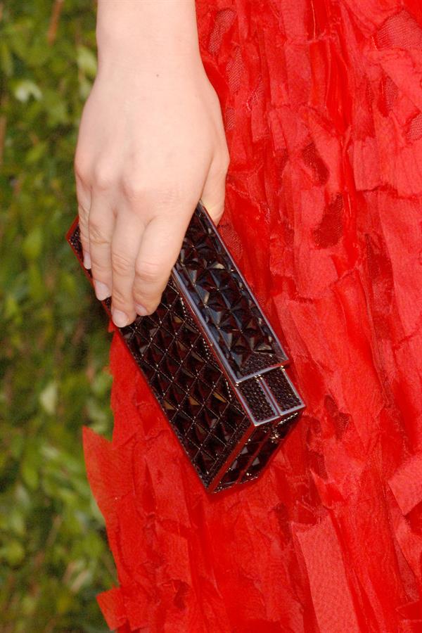 Anna Paquin attending the Vanity Fair Oscar Party in West Hollywood on February 27, 2011