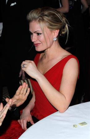 Anna Paquin attending the Vanity Fair Oscar Party in West Hollywood on February 27, 2011