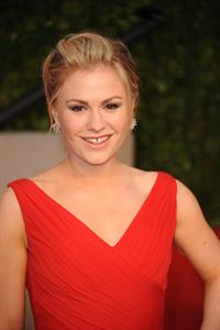 Anna Paquin attending the Vanity Fair Oscar Party in West Hollywood on February 27, 2011