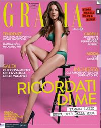 Tamara Lazic in lingerie