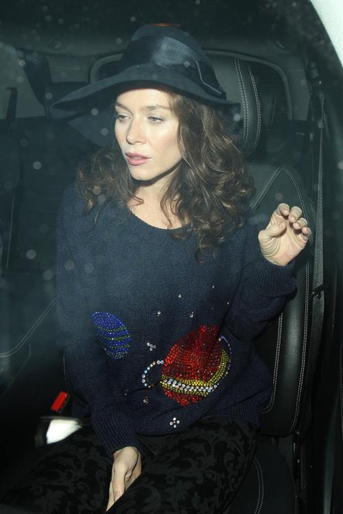 Anna Friel Vaudeville Theatre in London - November 6, 2012