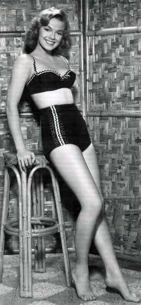 Leslie Parrish in a bikini