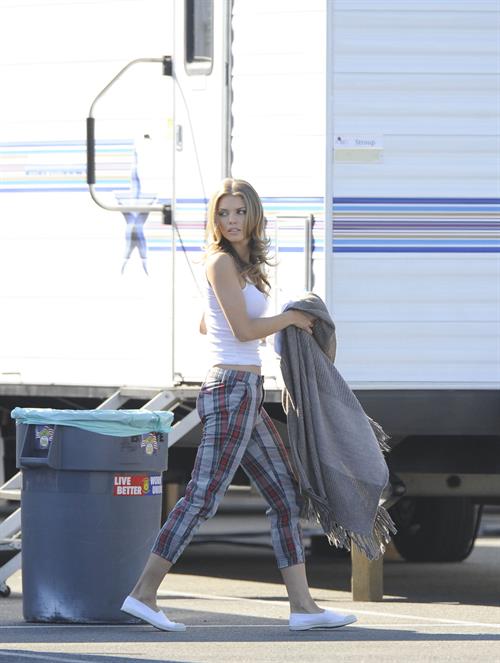 AnnaLynne McCord on the Set of 90210 11/6/12