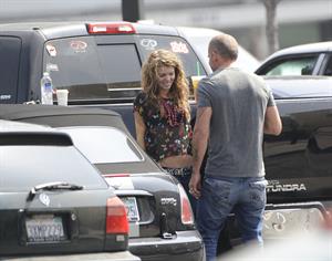 AnnaLynne McCord out for breakfast in Santa Monica 10/5/12 