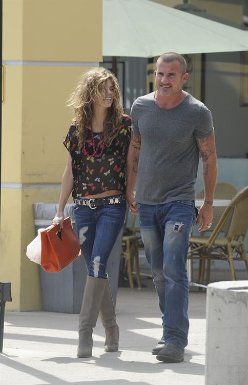 AnnaLynne McCord out for breakfast in Santa Monica 10/5/12 