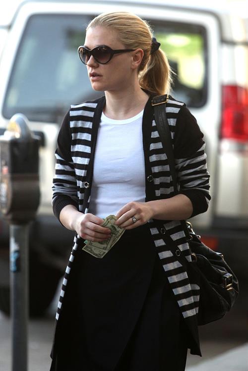 Anna Paquin at John Frieda Salon in Los Angeles on January 18, 2012