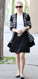 Anna Paquin at John Frieda Salon in Los Angeles on January 18, 2012
