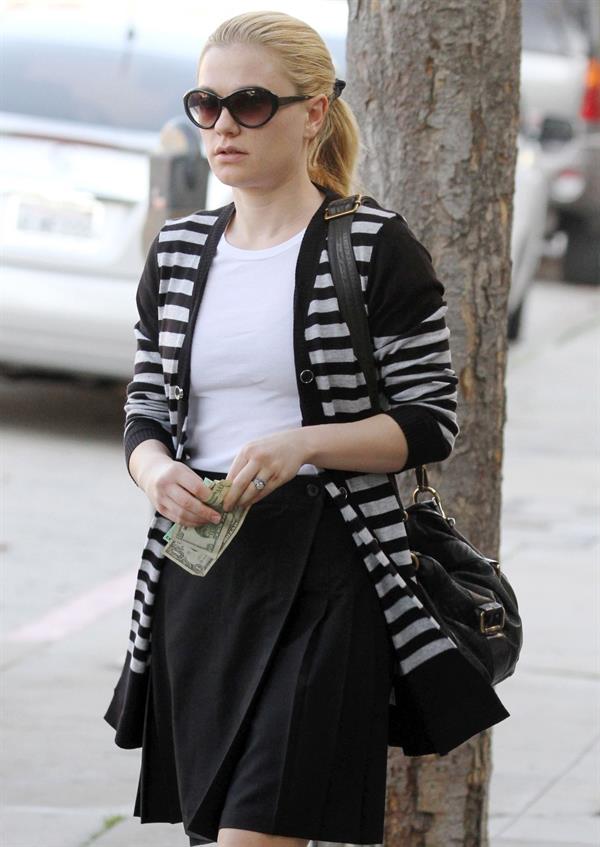 Anna Paquin at John Frieda Salon in Los Angeles on January 18, 2012