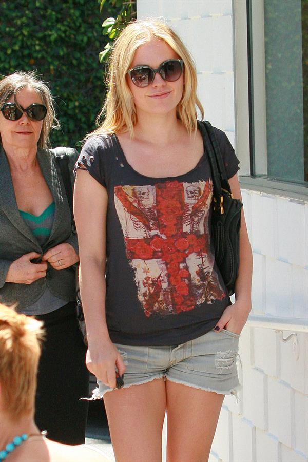 Anna Paquin at Fred Segal in Santa Monica on August 23, 2010 