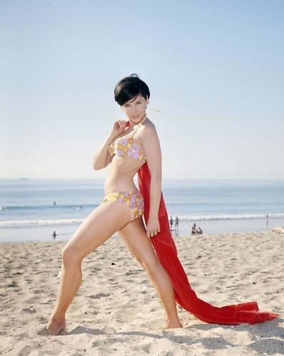 Yvonne Craig in a bikini