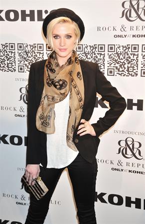 Ashlee Simpson at the Rock Republic for Kohl's fashion show on February 10, 2012