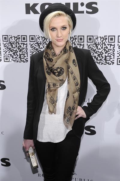 Ashlee Simpson at the Rock Republic for Kohl's fashion show on February 10, 2012