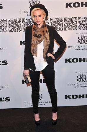 Ashlee Simpson at the Rock Republic for Kohl's fashion show on February 10, 2012