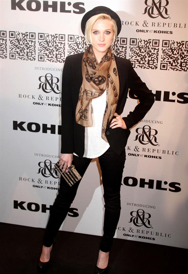 Ashlee Simpson at the Rock Republic for Kohl's fashion show on February 10, 2012