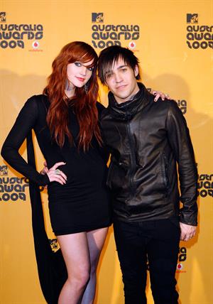 Ashlee Simpson Vodafone MTV Australia awards 2009 at the Sydney Convention and Exhibition Centre, Darling Harbour 